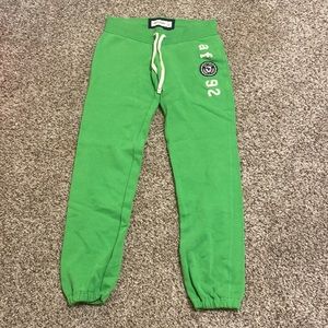 Abercrombie Kids Green Sweatpants